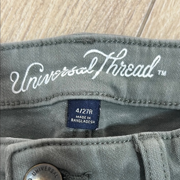 Women's Green Jeans Sz 4/27 - Picture 5 of 8